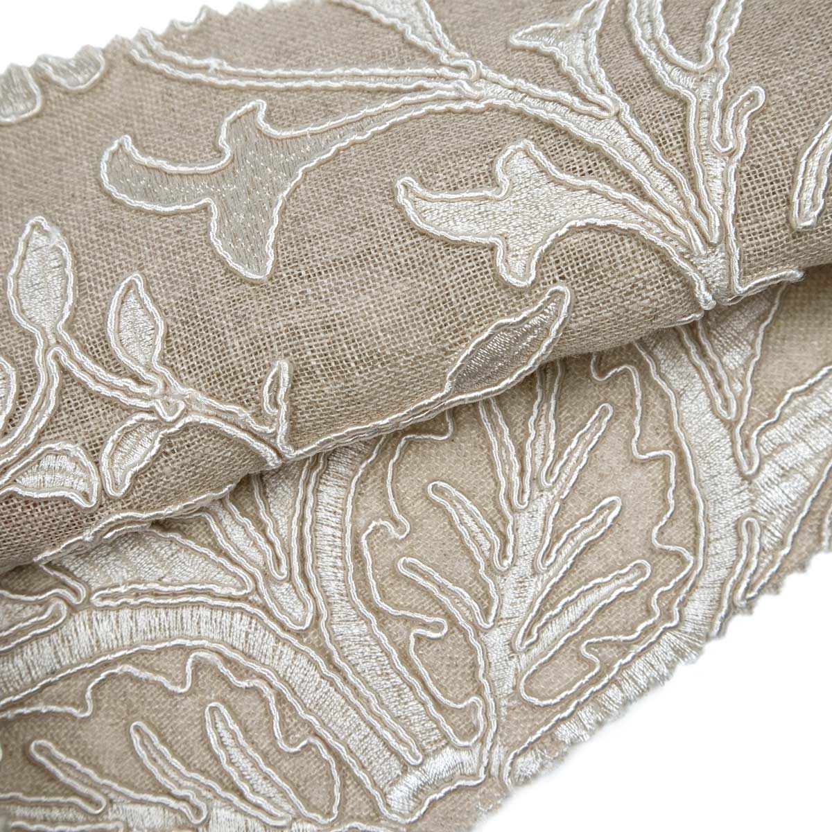 Pure Net Ceiling Embroidery Sheer - Morris and Co