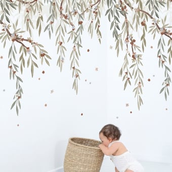 Papier peint panoramique Eucalyptus Blooming