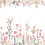 Papier peint panoramique A Field Of Flowers Lilipinso Vert H0727