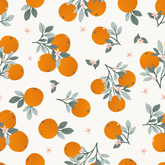 Papier peint Tangerine