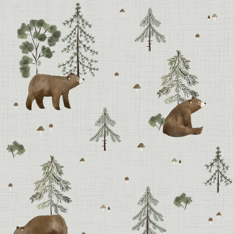 Papel pintado Mountain & Bears