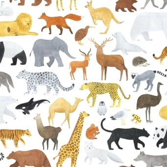 Papier peint Animalia