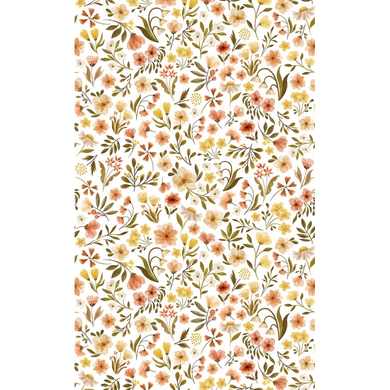 Papel pintado de flores vintage Lilipinso