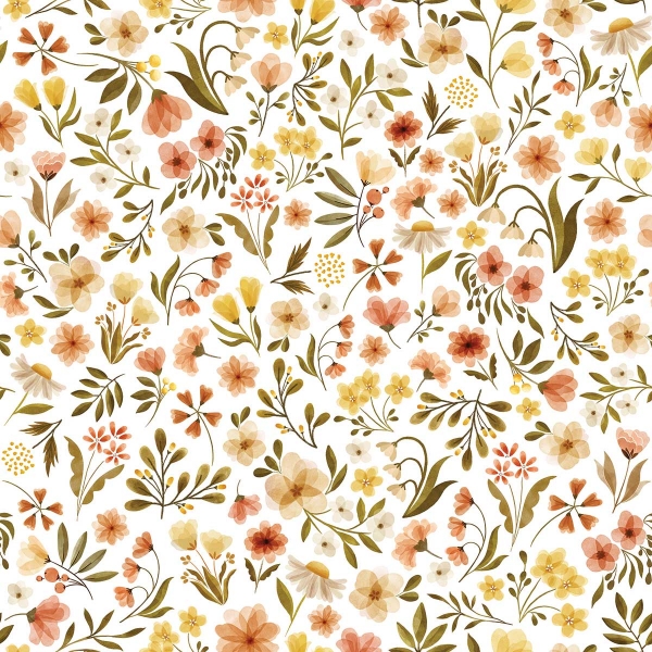 Vintage Flowers Wallpaper Lilipinso