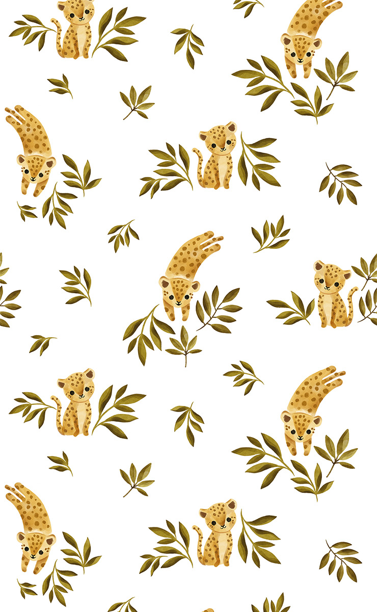 Lilipinso Playroom Wallpaper - Agile Cheetah, Product