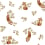 Carta da parati Cute Tiger Lilipinso Multicolore H0738