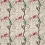 Squirrel and Dove Fabric Sanderson Teal/Red DVIPSQ302