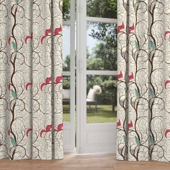 Tissu Squirrel and Dove