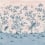 Papier peint panoramique Florence Harlequin Powder/ China Blue HDHW112890