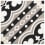 Classic cement Tile De Tegel Sand, black 8184-14x14x1.6