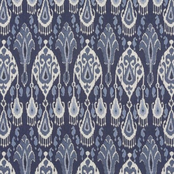 Ikat Bokhara Linen Fabric