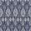 Ikat Bokhara Linen Fabric GP & J Baker Indigo BP10939.1