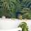 Papier Peint Palmeral House of Hackney Midnight/Green 1-WA-PAL-DI-M&G-100