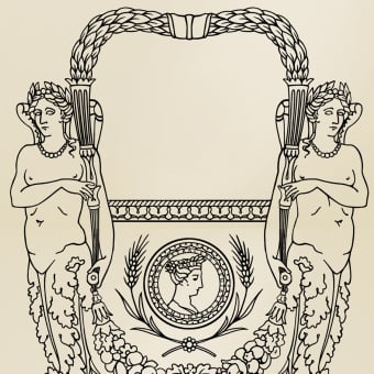 Carreau Composizione Blason grande dalle