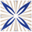 Stars Negativo Tile Mavi Ceramica Blue/Beige stars_tipo1_negativo
