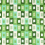 Tessuto Shiruku Harlequin Emerald/Forest/Silver Willow HQN3121132