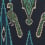 Tissu Lettere Persiane Dedar Indigo 00T2202400002