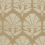 Ottoman Fans Wall Covering York Wallcoverings Gold/White HC7575