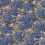 Sous-Bois Fleuri Wallpaper Etoffe.com x Papier Français Bleu/Beige BNF 3010 M1 002 ET52