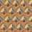 Les Créoles de Joséphine Wallpaper Etoffe.com x Papier Français Rouille BNF 4001 M1 002 ET52