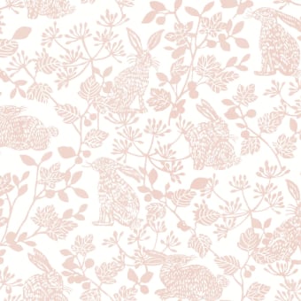 Papel pintado adhésif Botanical Bunnies