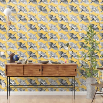 Feather Flight adhesive wallpaper