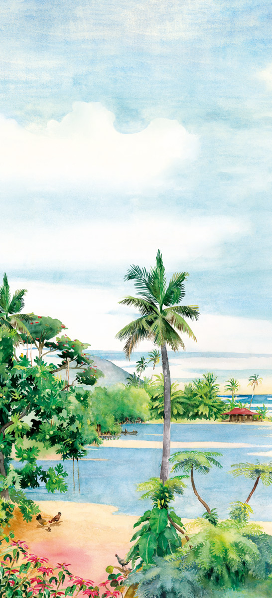 Papier peint panoramique Les Îles - Isidore Leroy