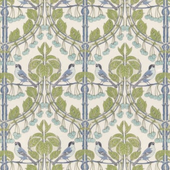 Birds & Cherries Fabric