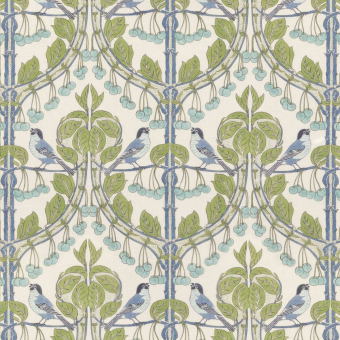 Tela Birds & Cherries