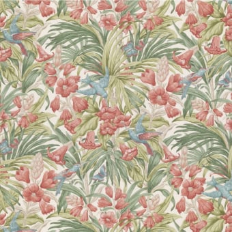 Tissu Trumpet Flowers Cotton