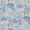 Stoff Trumpet Flowers Cotton GP & J Baker Blue BP10976/2