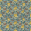 Tela Tulip & Jasmine Cotton GP & J Baker Teal BP10977/3