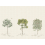 Papeles pintados Arbustes Naturel Isidore Leroy 450x330 cm - 9 tiras - Piezas ABC A-B-C