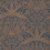 Leopardo Wallpaper Clarke and Clarke Copper/Midnight W0141/02