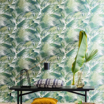 Ratan Wallpaper Greenery Masureel