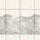 Carta da parati panoramica lino Waves Coordonné Graphite A00335L