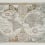 Carta da parati panoramica Soie Historical Map Coordonn&eacute; Papyrus A00325K