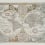 Panoramatapete Historical Map Linen Coordonné Papyrus A00325L