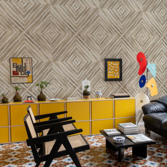 Papier peint Bois Kaleido-Bamboo