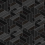 Hexagon wood Wallpaper Coordonné Coal A00445