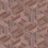 Hexagon wood Wallpaper Coordonné Bordeaux A00447