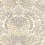 Chardon Wallpaper Casamance Blanc/Doré 75733160