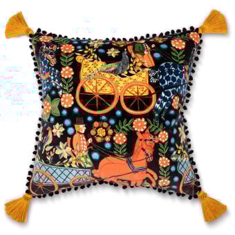 Fasnacht velvet Cushion