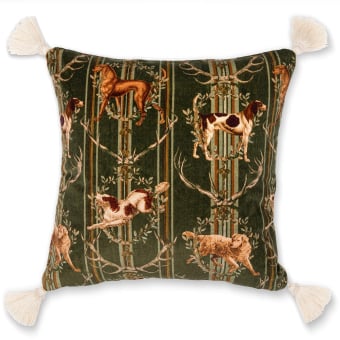 Mountain Dogs velvet Cushion