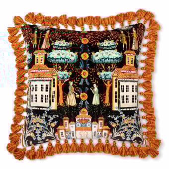Tales of Tyrol velvet Cushion