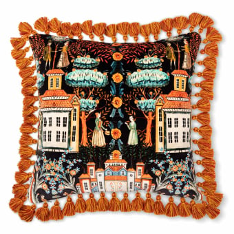 Tales of Tyrol velvet Cushion