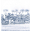 Carta da parati panoramica Front de Mer blu Isidore Leroy 300x330 cm - 6 lés - complet 6248401 et 6248403