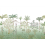 Papier peint panoramique Jardin des Oiseaux Jade Isidore Leroy 450x330 cm - 9  lés - Parties ABC A-B-C