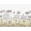 Papier peint panoramique Jardin des Oiseaux Safran Isidore Leroy 450x330 cm - 9  lés - Parties ABC A-B-C