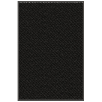 Tapis Sisal Plain Black in-outdoor